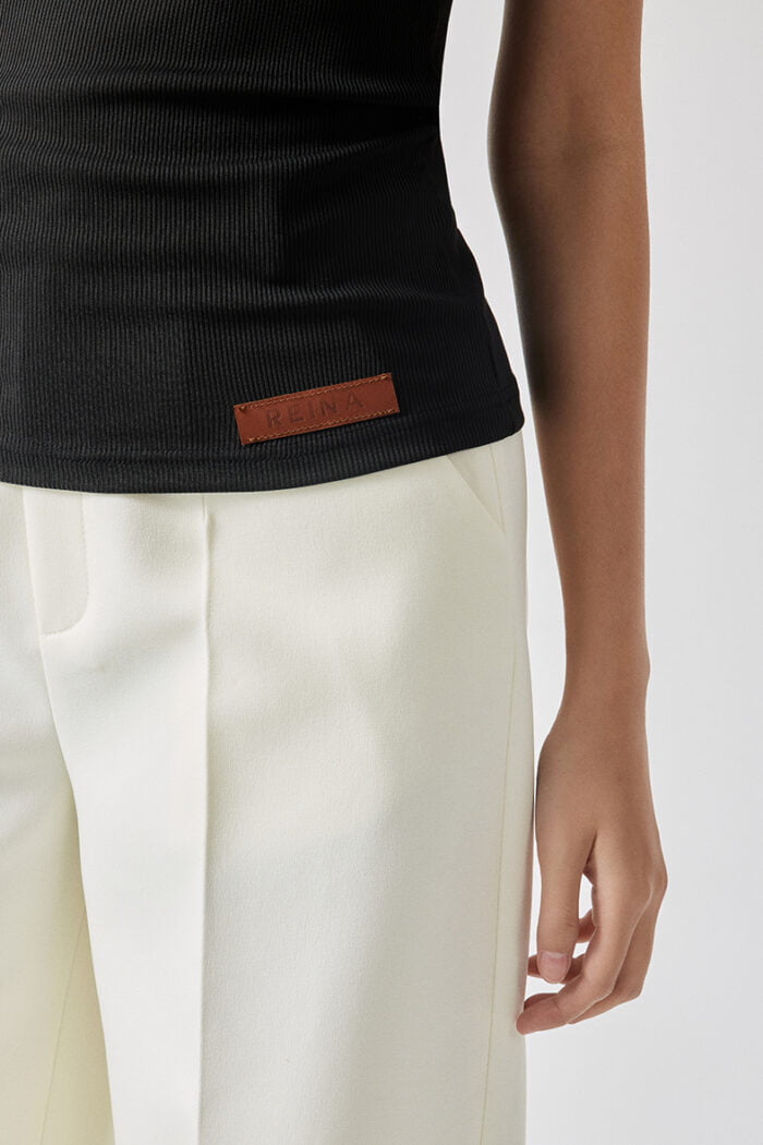 The Daily Ribbed Stretch-Cotton Tank - Image 3