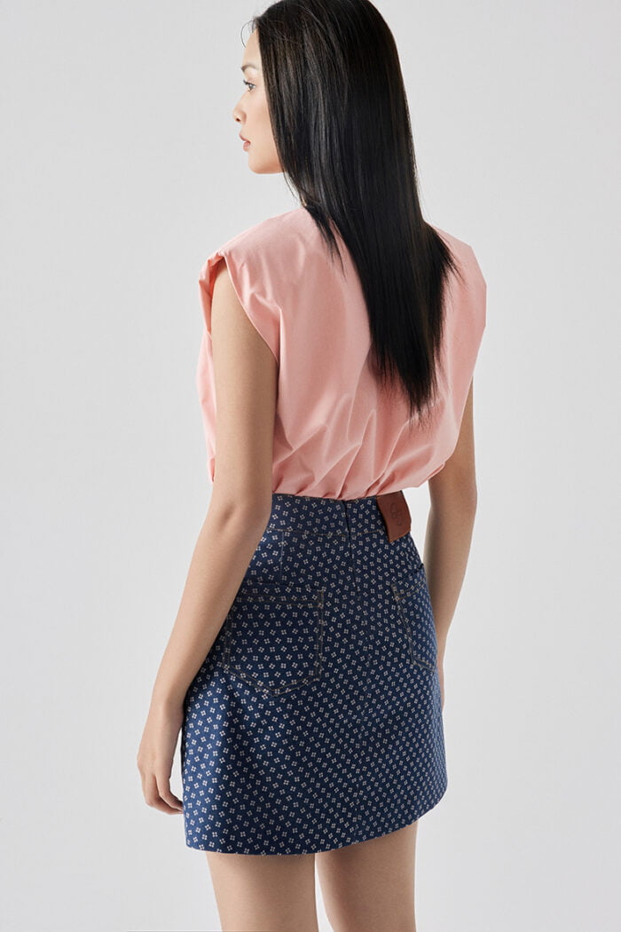 Ruched Cotton-Poplin Top - Image 3