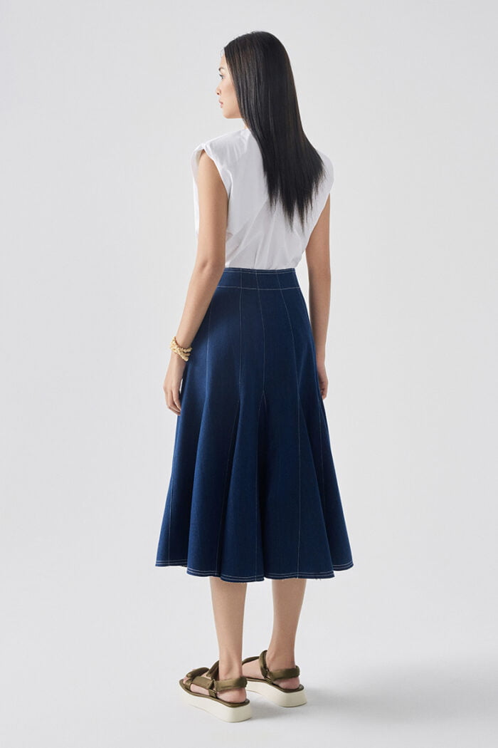 Ruched Cotton-Poplin Top - Image 5