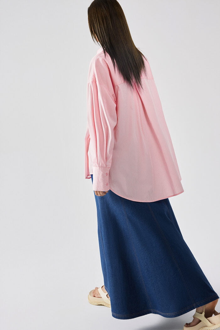 Reina Striped Cotton-Poplin Blouse - Image 5