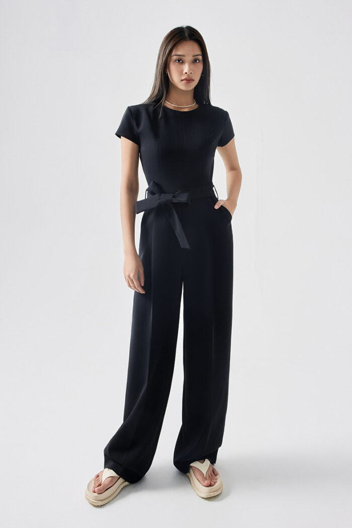 Reina Crepe Wide-Leg Jumpsuit - Image 6