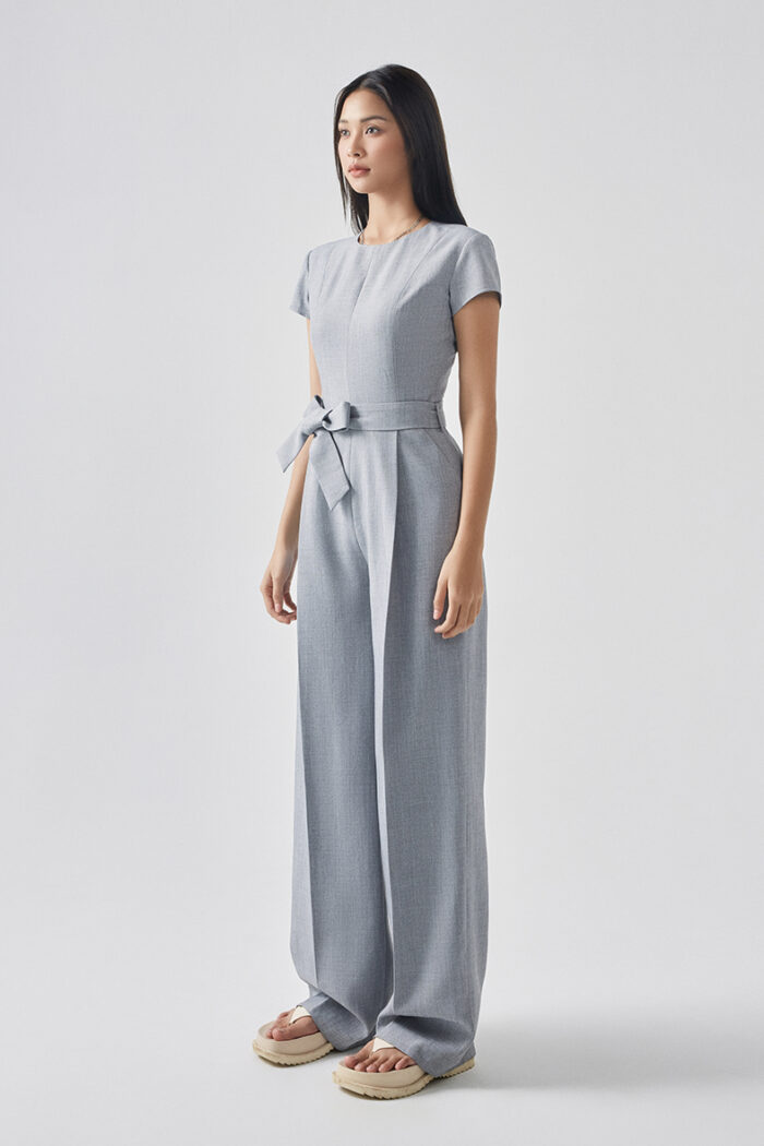 Reina Crepe Wide-Leg Jumpsuit - Image 5