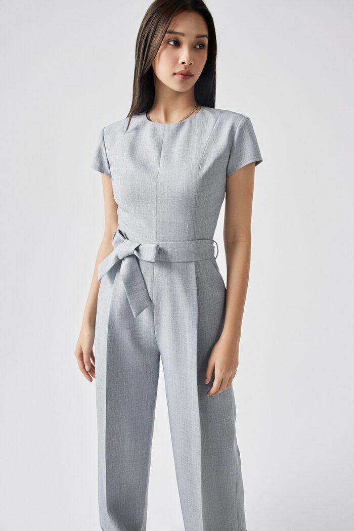 Reina Crepe Wide-Leg Jumpsuit - Image 4