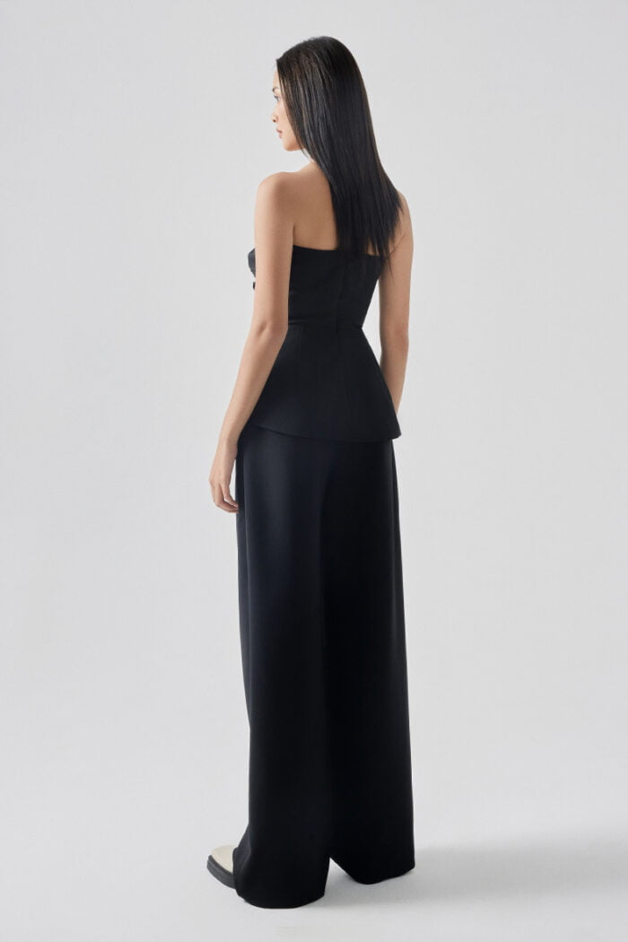 Reina Pleated Wide Leg Pants - Image 3