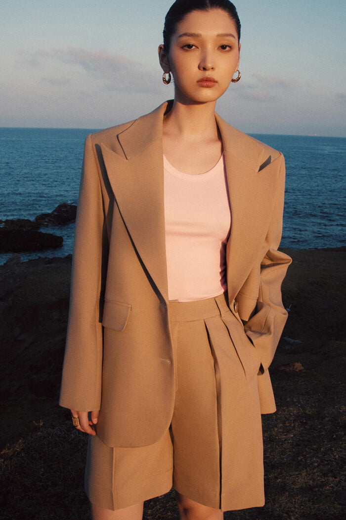 Pleated Crepe Shorts - Image 2