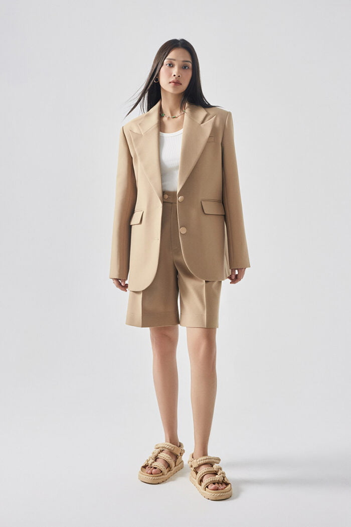 Pleated Crepe Shorts - Image 5