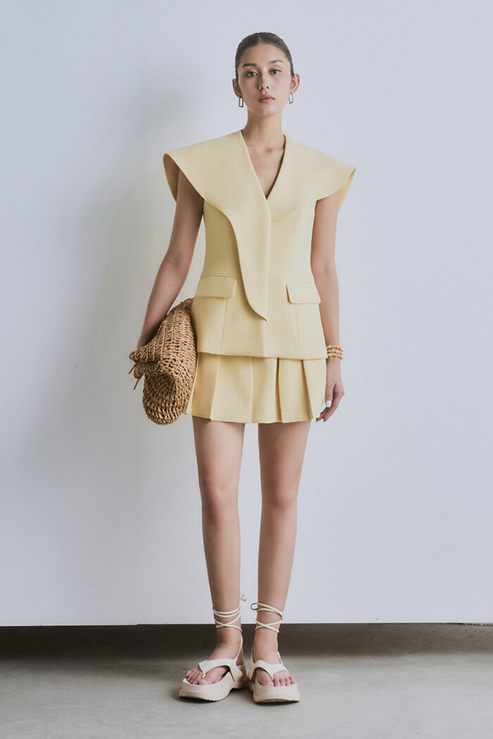 Olga Pleated Shorts - Image 1