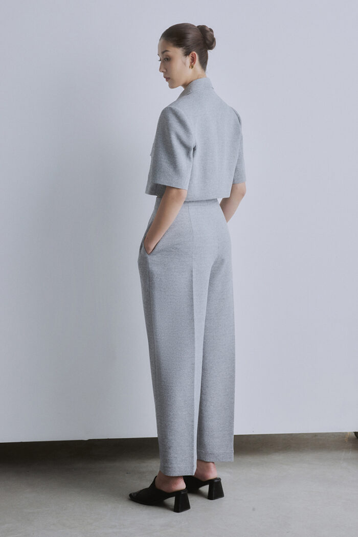 Alina Cropped Wool-Blend Shirt - Image 7