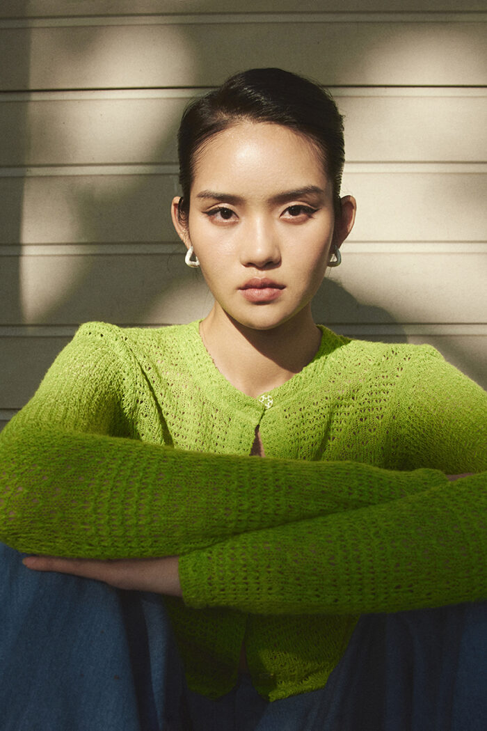 Santo Cropped Crochet-Knit Cardigan - Image 5