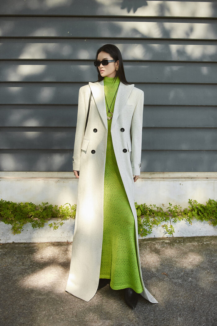 Alpaca Double-Breasted Coat - Image 6