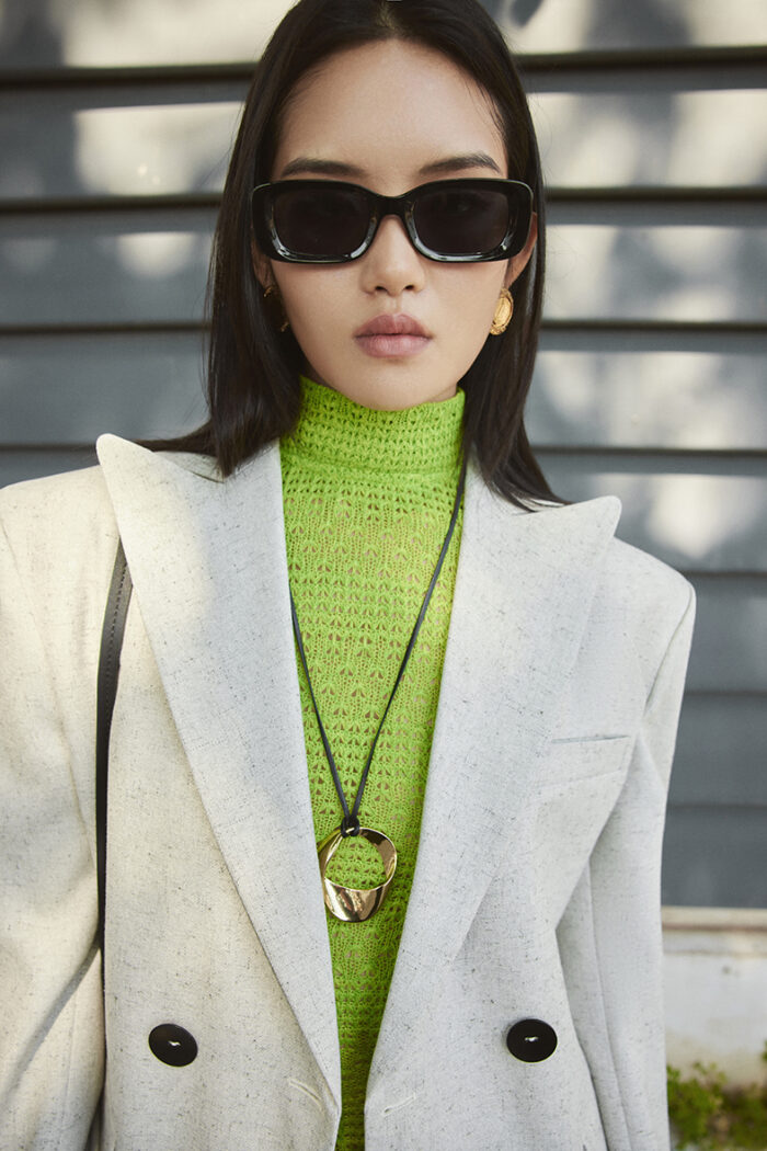 Alpaca Double-Breasted Coat - Image 2