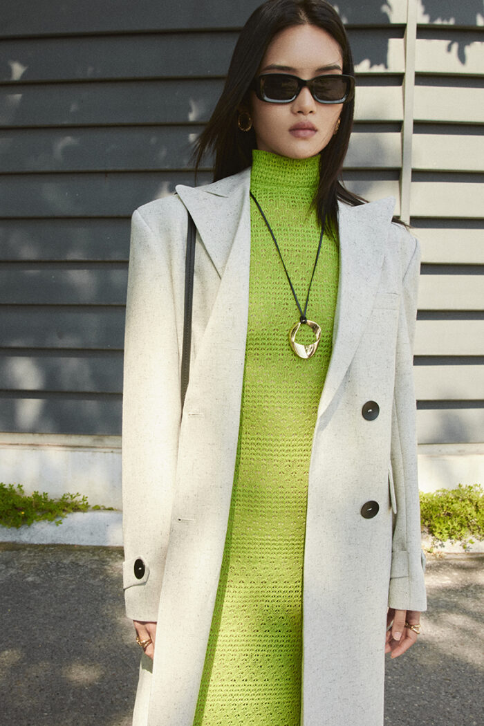Alpaca Double-Breasted Coat - Image 5