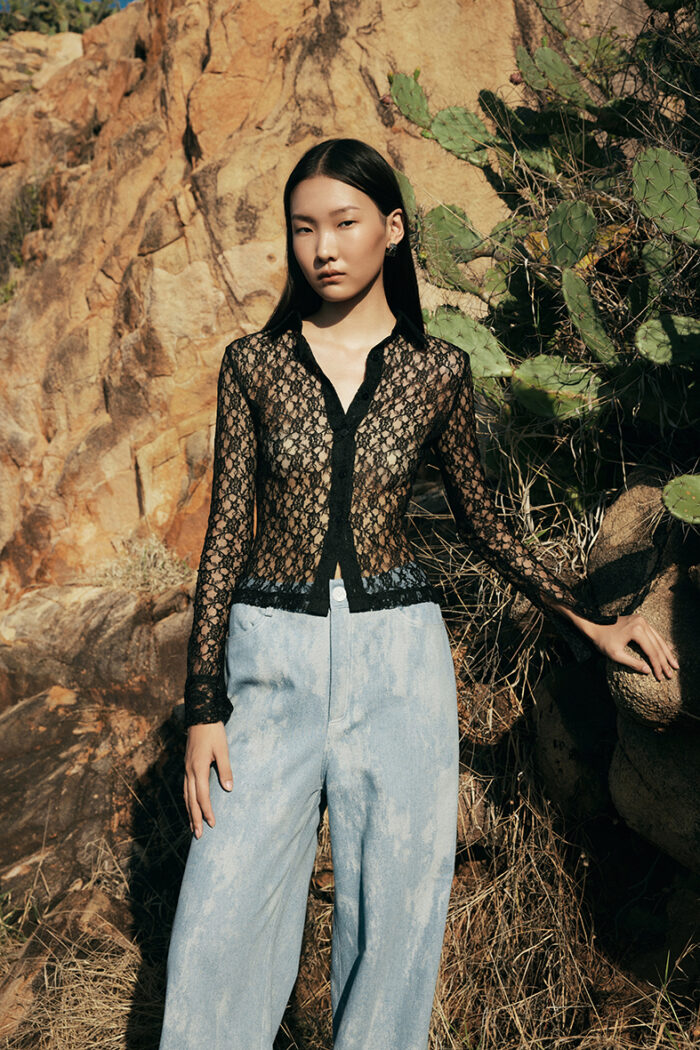The Emma Stretch-Lace Shirt - Image 5