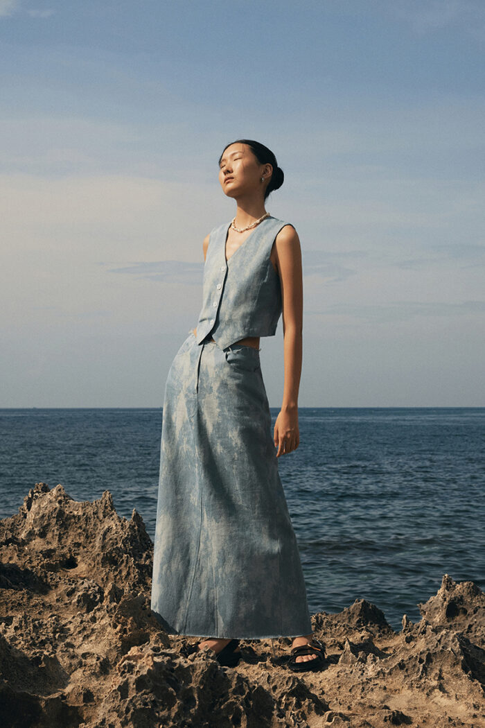 Antonella Denim Vest - Image 4