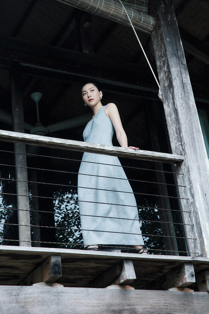 Hydra Wool Blend Midi Dress - Image 5