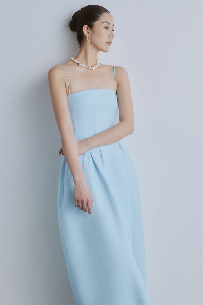 Grace Linen-Blend Midi Dress - Image 2