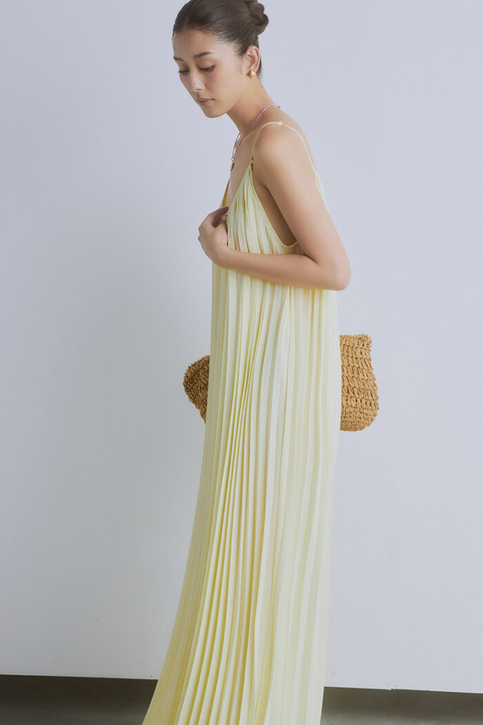 Parmesan Pleated Maxi Dress - Image 3