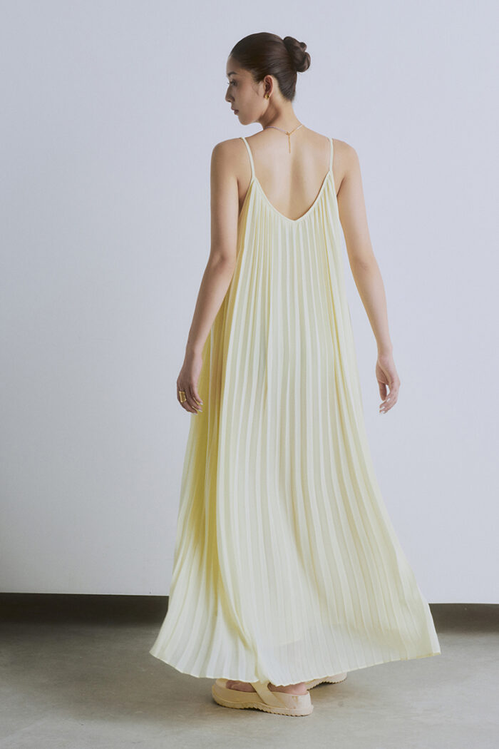 Parmesan Pleated Maxi Dress - Image 6