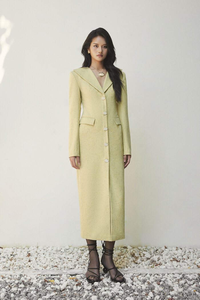 Rafle Wool-Blend Tweed Dress - Image 1