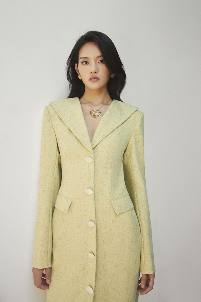 Rafle Wool-Blend Tweed Dress - Image 6