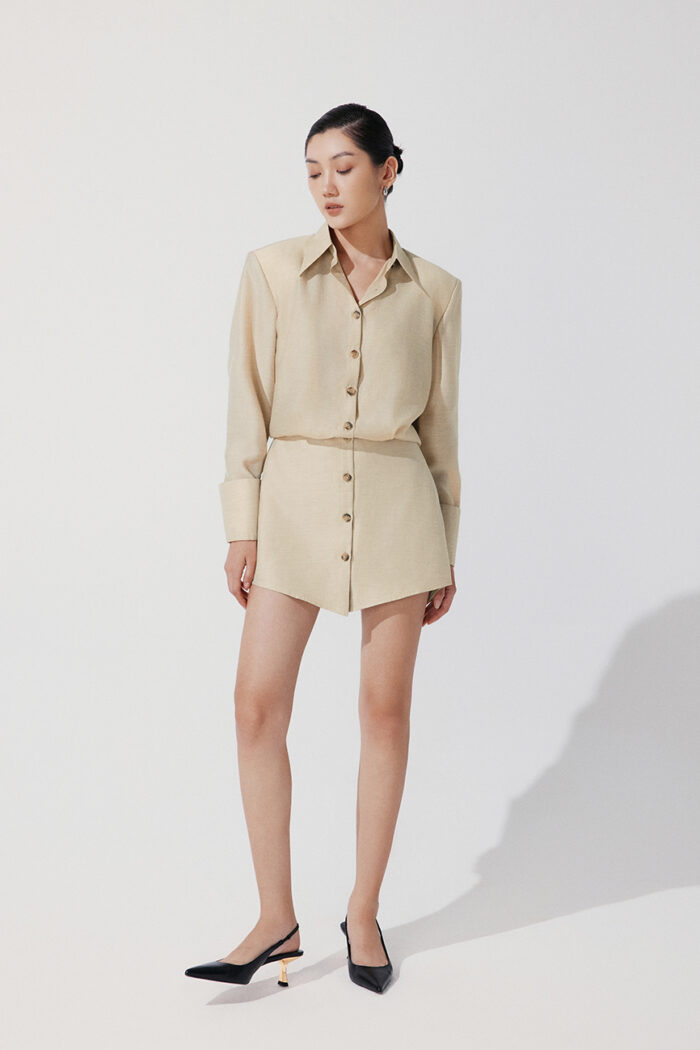 Maisie Mini Shirt Dress - Image 5