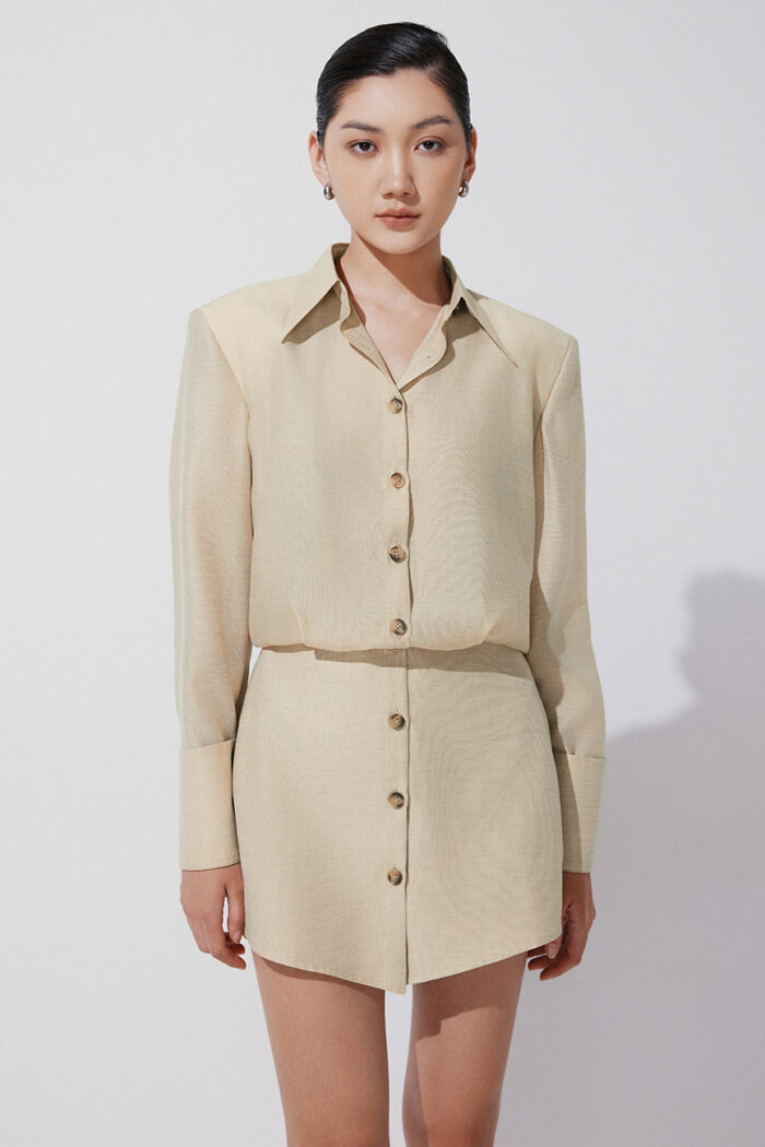 Maisie Mini Shirt Dress - Image 3