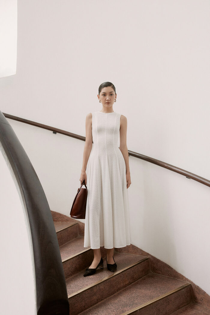 Lucie Lace Midi Dress - Image 3