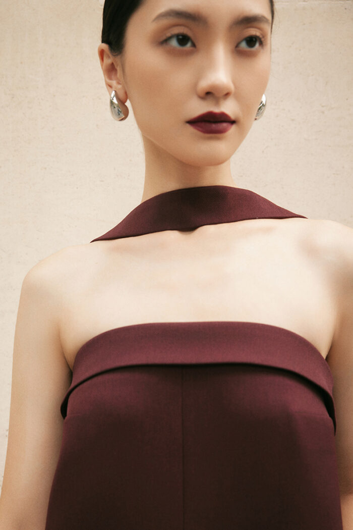Fleur Strapless Scarf-detailed Jumpsuit - Image 5