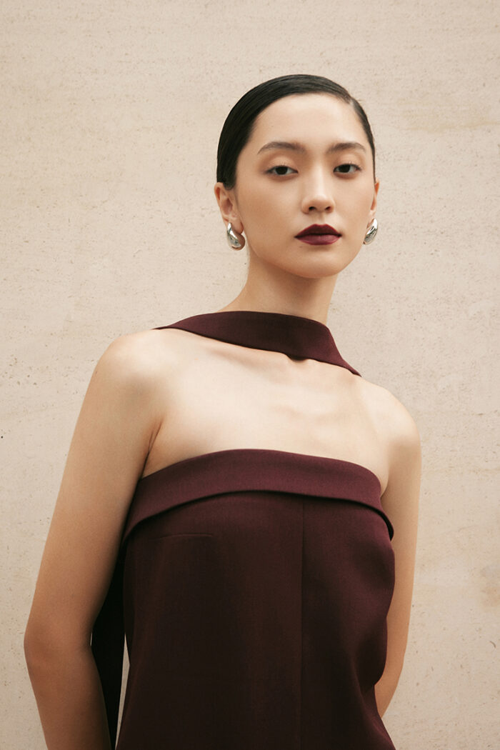 Fleur Strapless Scarf-detailed Jumpsuit - Image 3