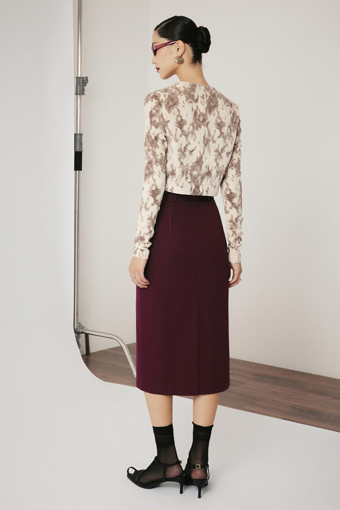 Kamali Cropped Alpaca-blend Cardigan - Image 4