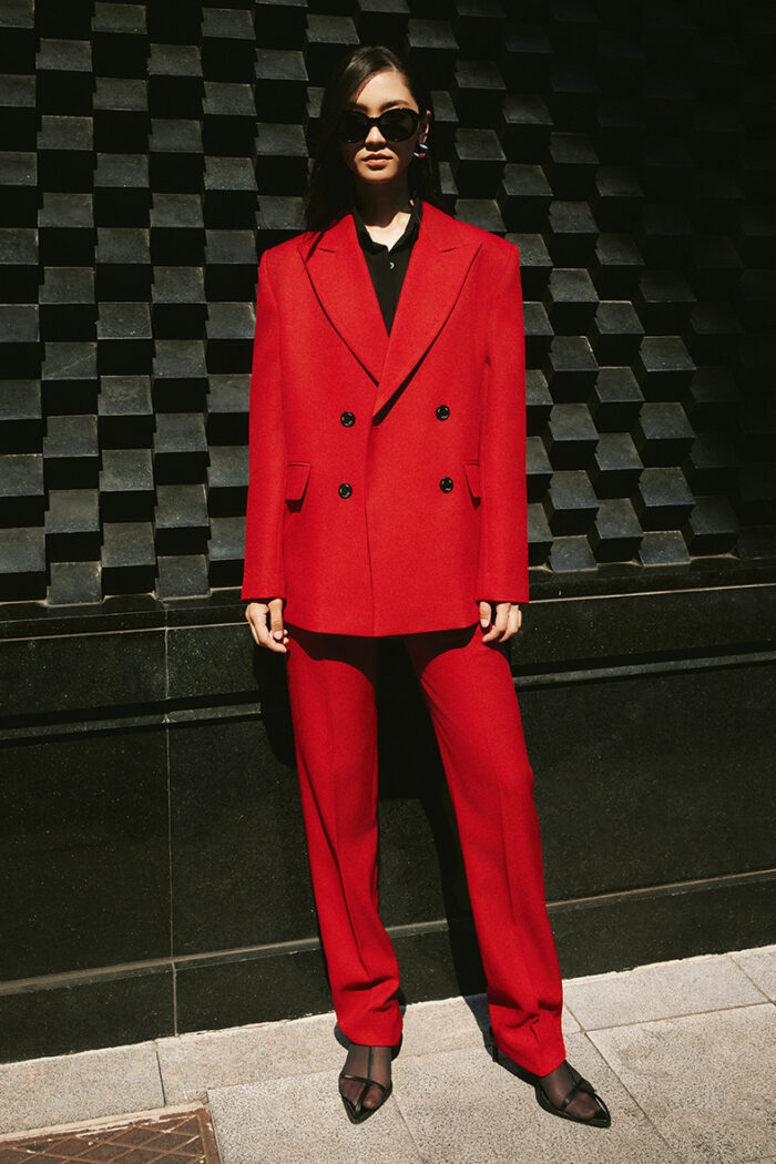 Madeline Relaxed Wool-twill Blazer - Image 1