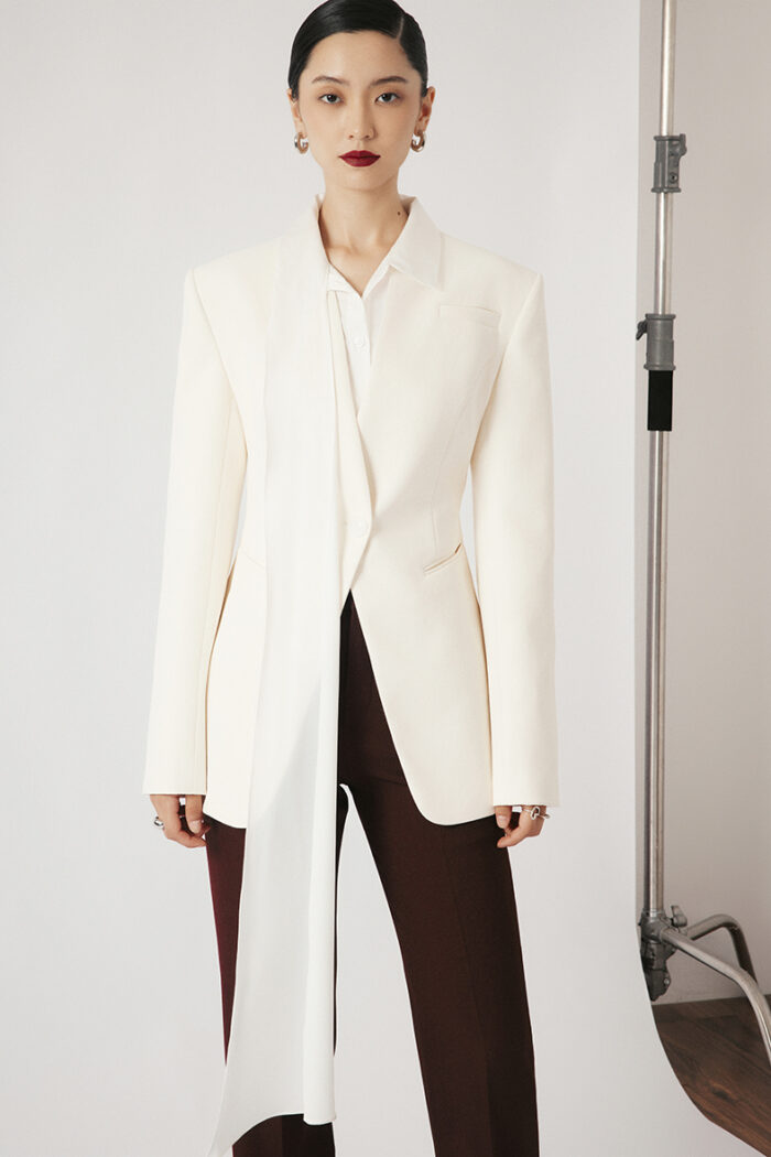 Misty Crepe Blazer - Image 2