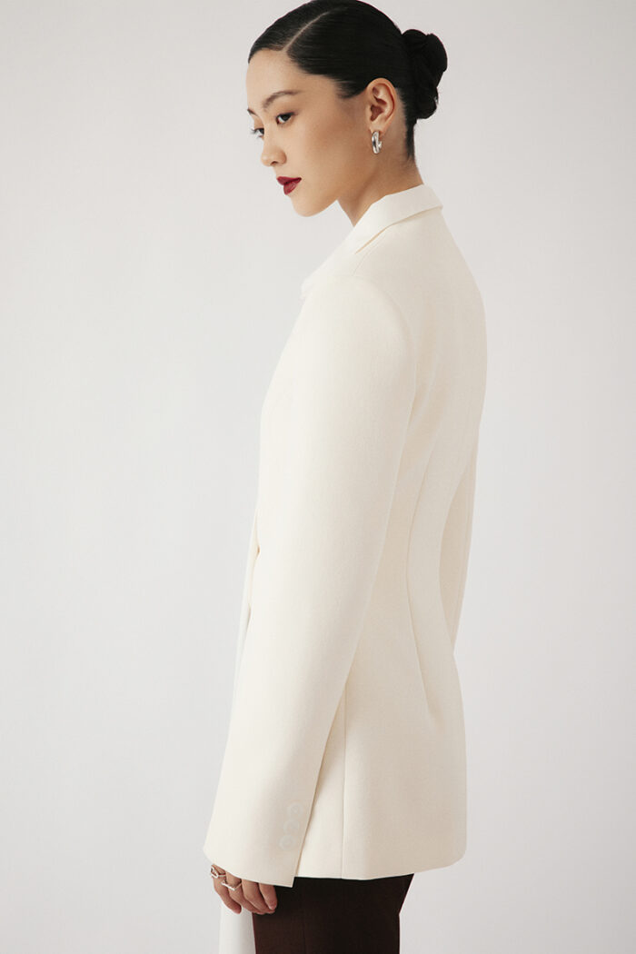 Misty Crepe Blazer - Image 3