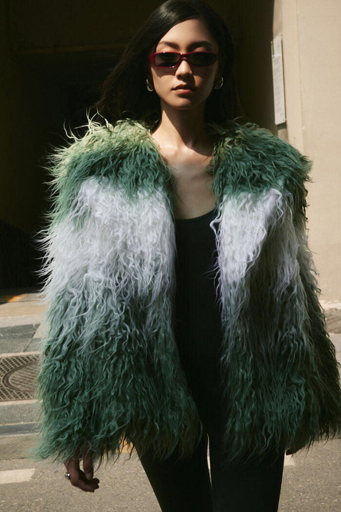 Saint Oversized Faux Fur Coat - Image 5