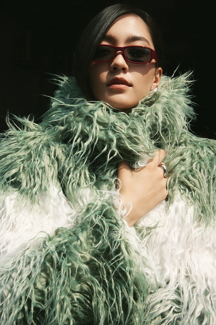 Saint Oversized Faux Fur Coat - Image 3