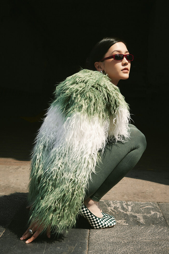 Saint Oversized Faux Fur Coat - Image 6