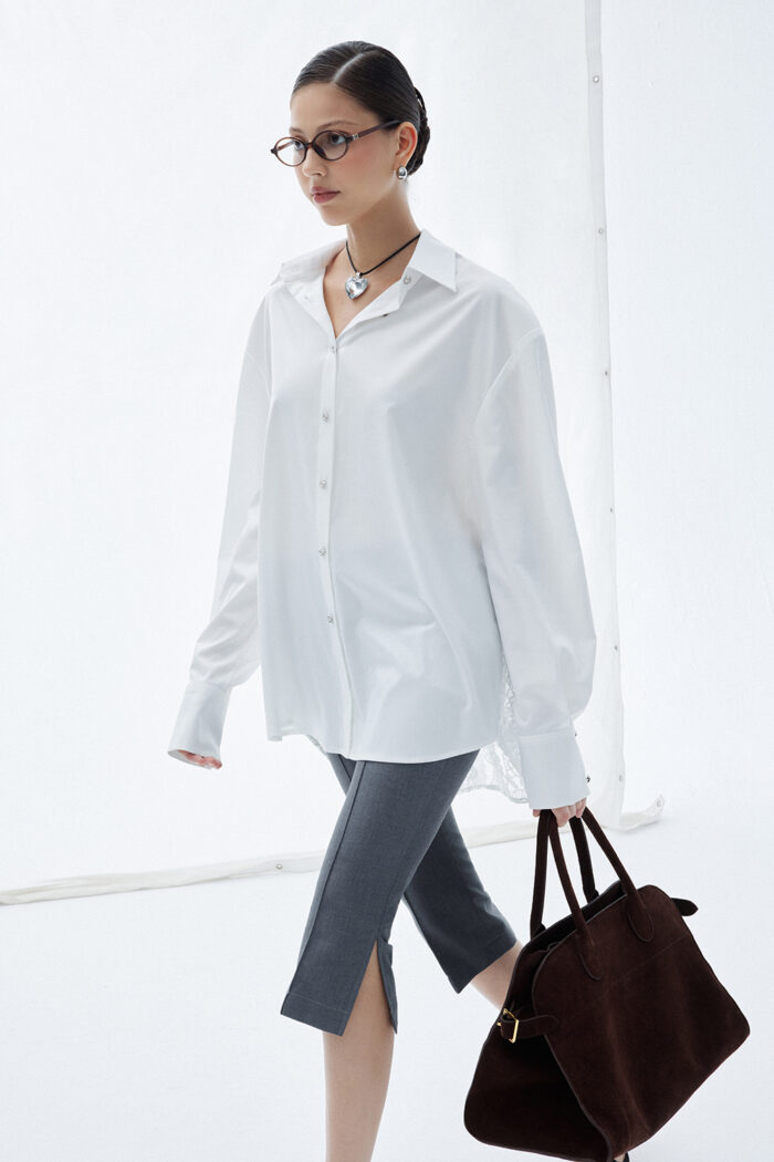 Charvet Oversized Cotton-poplin Shirt - Image 2