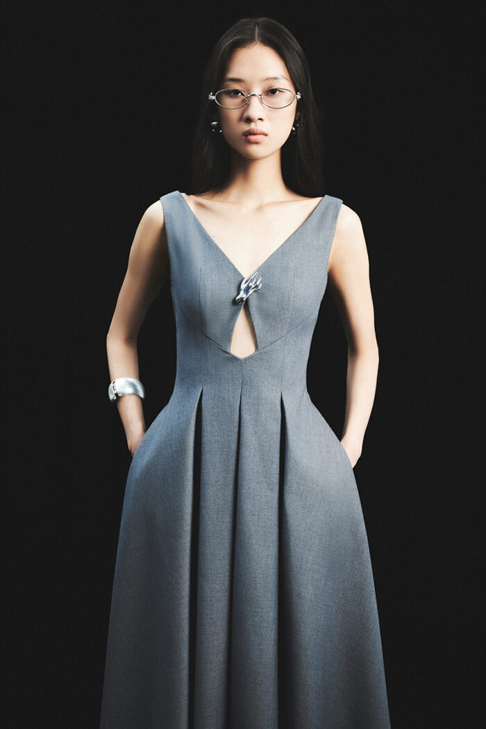 Diane Pleated Midi Dress - Image 4